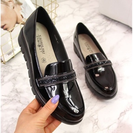 Bekväma patent slip-on skor T.Sokolski W SCA62, svart 1