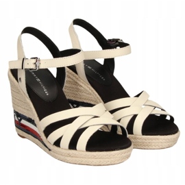 Tommy Hilfiger High Wedge sandaler FW0FW04843 beige 1