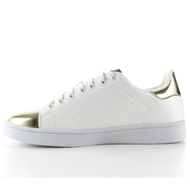 Sneakers med metalliska tår YP-01 Guld vit 1