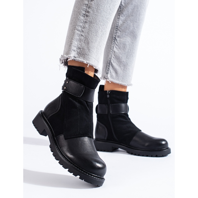 SHELOVET Svarta damväskor med spänne 1