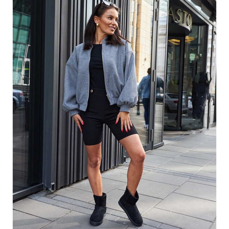 Svarta isolerade Custonaci snöstövlar 1