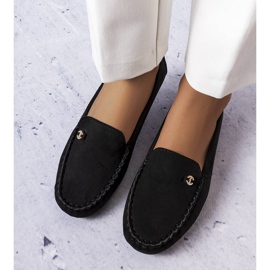 BM Svarta loafers med lädersula från Verrill 2