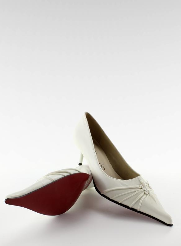 Spetspumpar med skjuvning 39920-21 Blanc vit 1