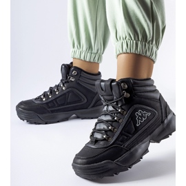 Svarta högvarma Kappa 242968 Shivoo skor 1