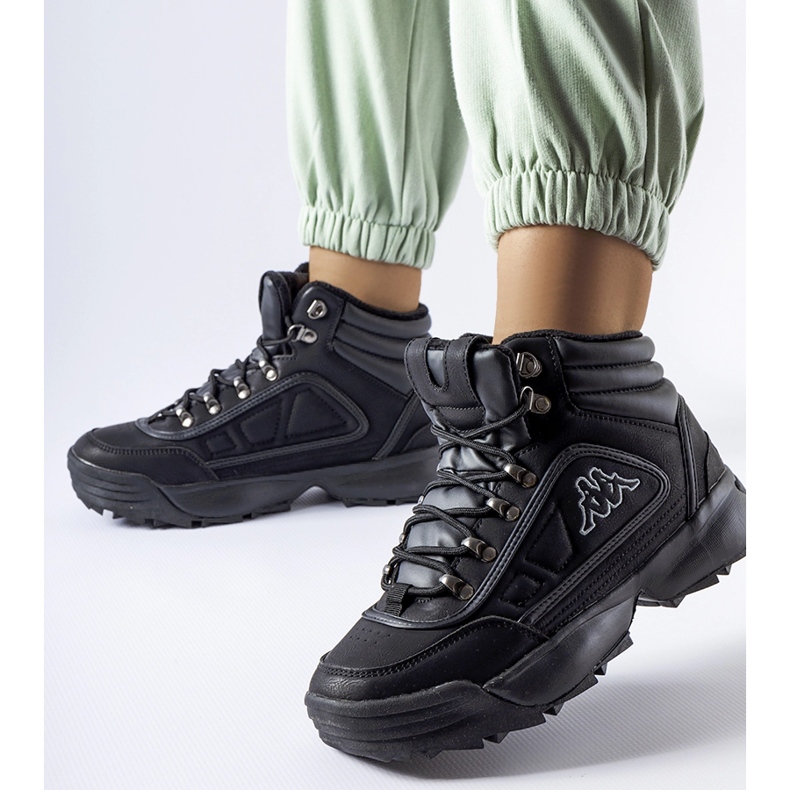 Svarta högvarma Kappa 242968 Shivoo skor 1