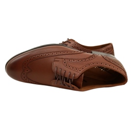 Olivier Högtidsskor Brogues brun 617 7