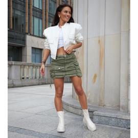 Krämisolerade ankelboots på Rinaldo-plattformen beige 1