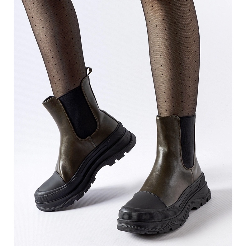 Gröna skor med sportsula från Ermanno 1