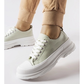 Gröna sneakers med Bettole sportsula 1