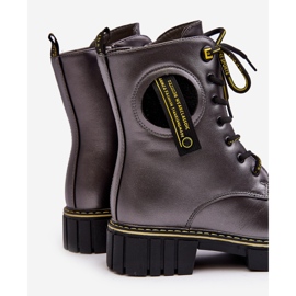 News Barns isolerade Trapper Boots Grå Iomare 1