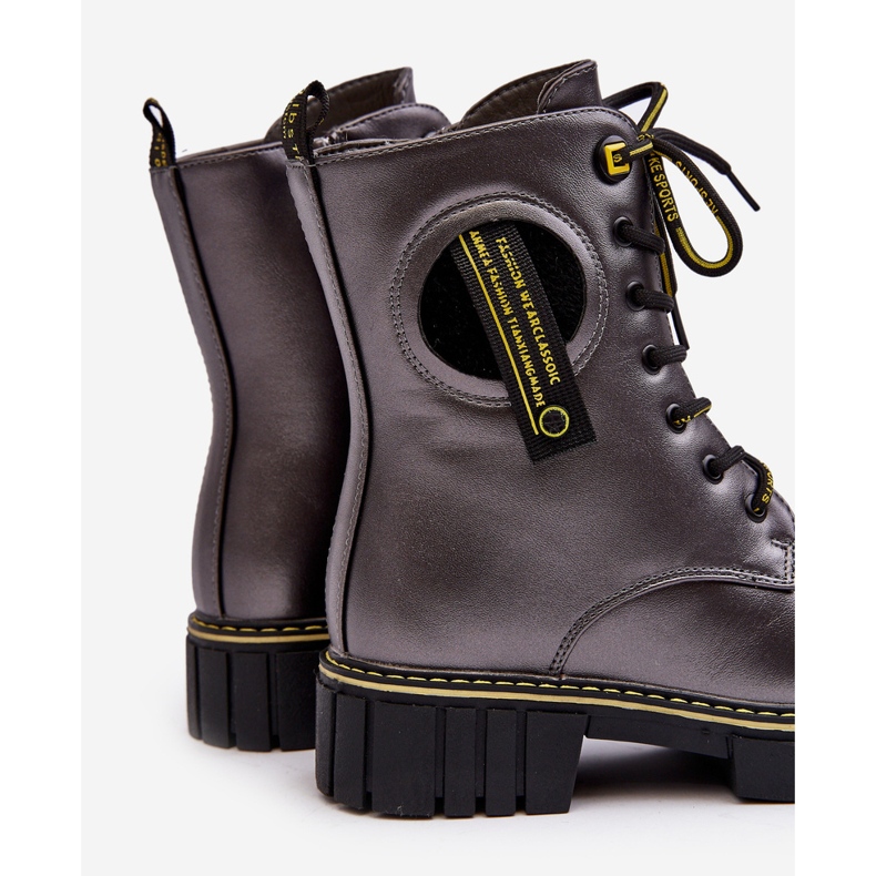 News Barns isolerade Trapper Boots Grå Iomare 1