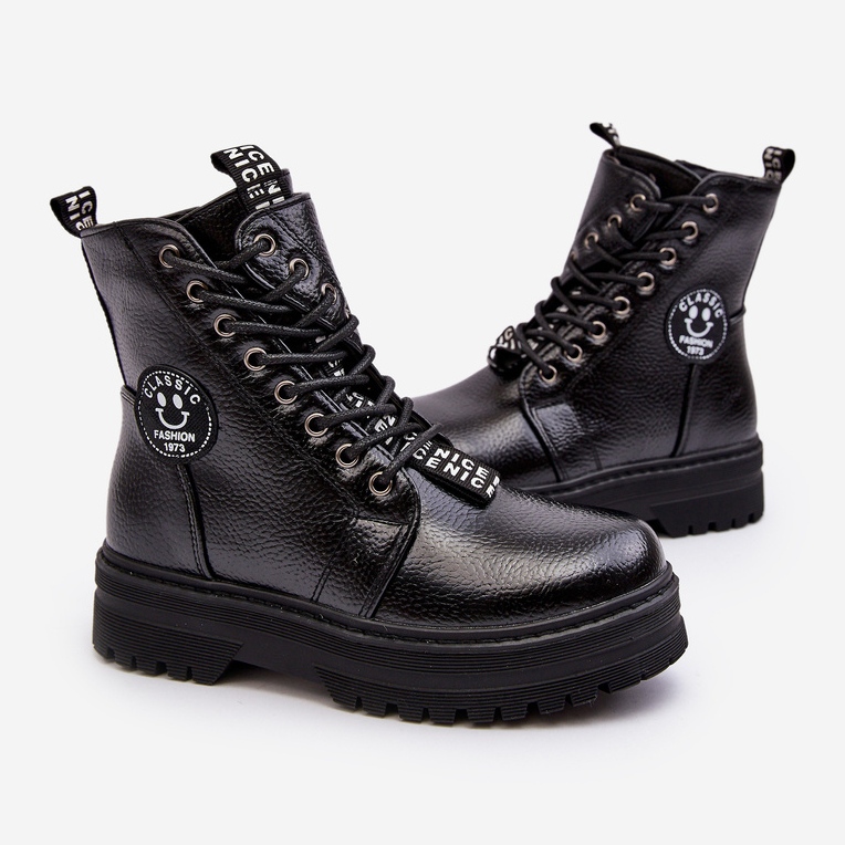 News Barns isolerade Trapper Boots Black Conley svart 1