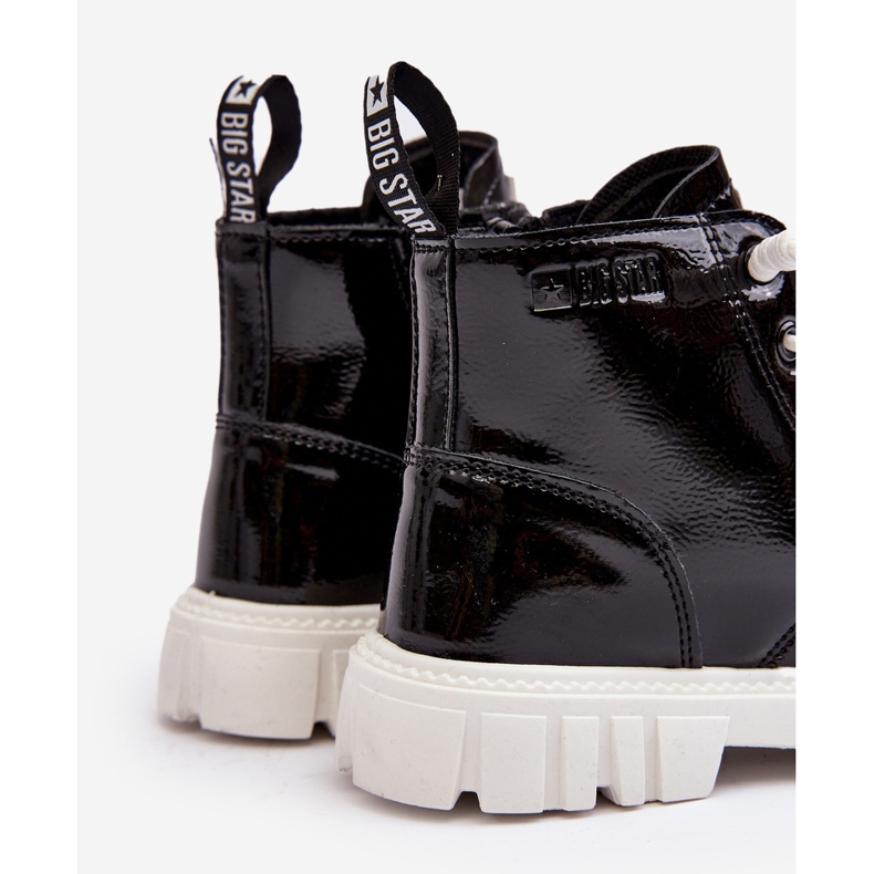 Isolerade Patent Barnstövlar Big Star MM374147 Svart 1