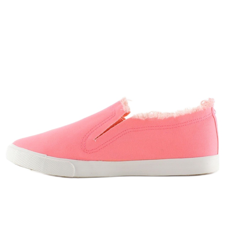 Jeans sneakers färgglad sula BL65 Rosa 1