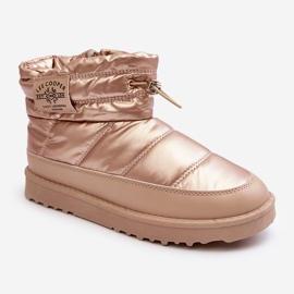 Isolerade snöstövlar dam Lee Cooper LCJ-23-44-1965L Beige gyllene 1