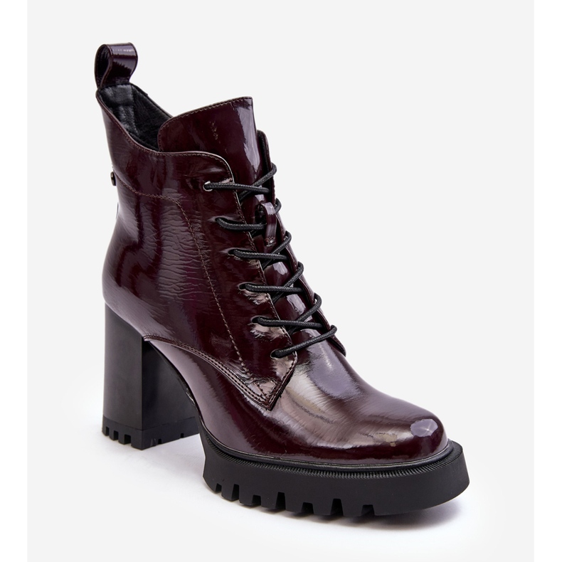 S.Barski Patentstövlar, isolerade Burgundy D&amp;A MR870-54 röd 1