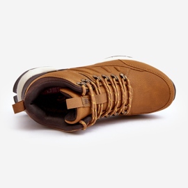 Isolerade sneakers för män Brown Big Star MM174158 brun 2