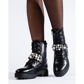 Svarta dambaggies med Shelovet-pärlor 2