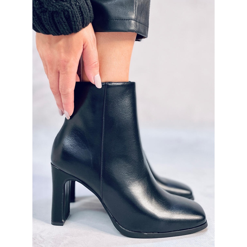 Madison Black Pu höga klackar svart 1