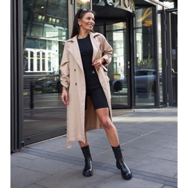 Inna Eliot svarta ankelstövlar med knytband 1