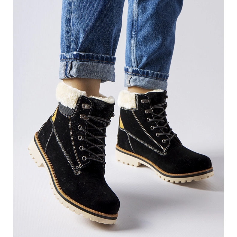 Inna Svarta isolerade Montalbino stövlar 1