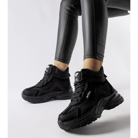 Svarta Lee Cooper LCJ-23-44-1976L stövlar 1