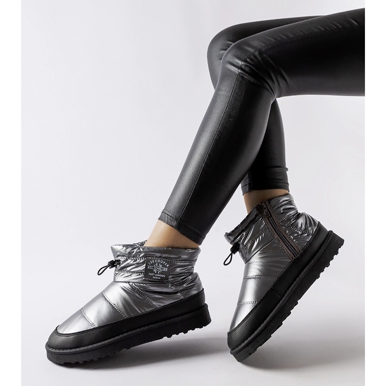 Grå Lee Cooper LCJ-23-44-1966L snökängor silver- 1