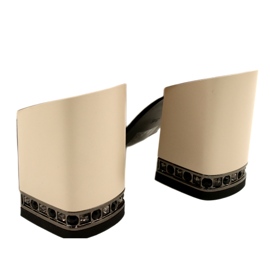 Beige stövletter med klackdekor Filippo DBT4842/23 BE beige 4