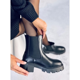 Chelsea-stövlar med hög topp från Rumer Black svart 1