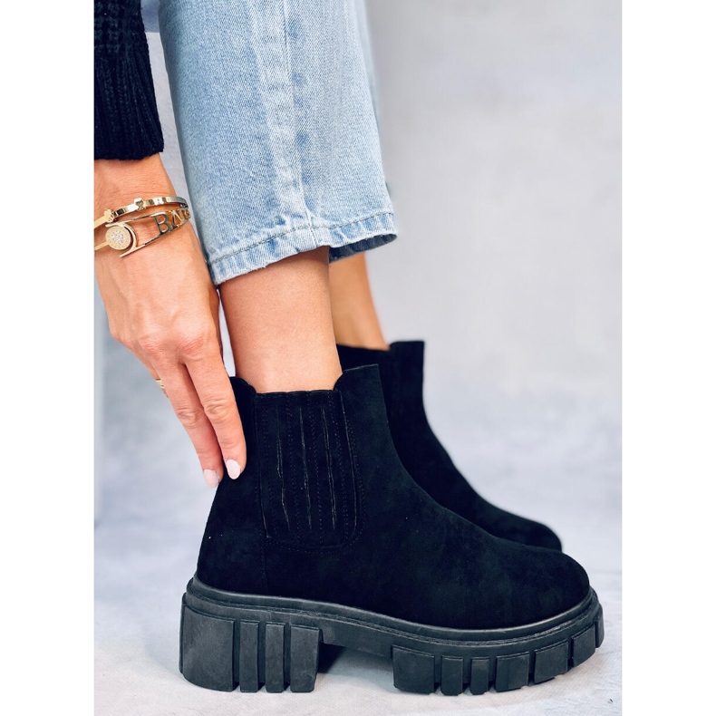 Leigh Black Jodhpur-stövlar för kvinnor svart 2