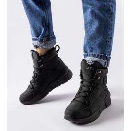 Svarta Lee Cooper LCJ-23-44-1979L höga stövlar 1