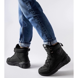 Svarta Lee Cooper LCJ-23-44-1979L höga stövlar 2