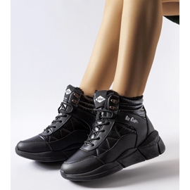 Svarta Lee Cooper LCJ-23-44-1984L stövlar 1