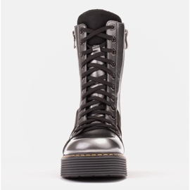 Marco Shoes Paola snörskor grå 1