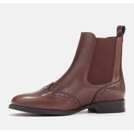 Marco Shoes Beatle slip-on Chelsea stövlar brun 2