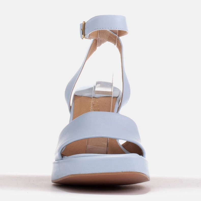 Marco Shoes Sandaler på en boosterplattform blå 2