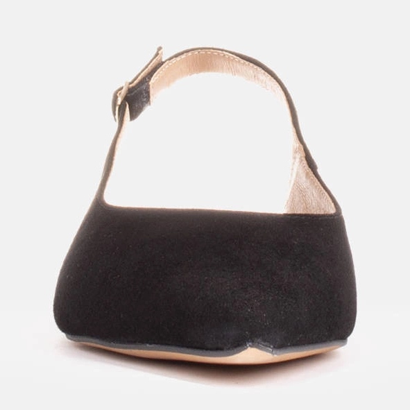 Marco Shoes Svarta naturliga mockasandaler 2