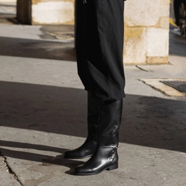 Marco Shoes Ridstövlar med dubbar svart 2