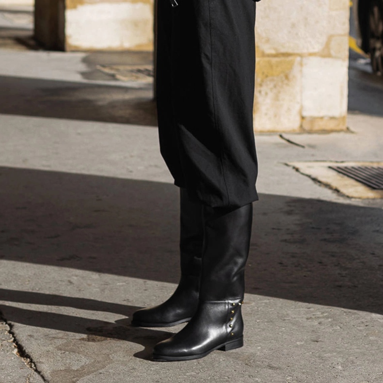 Marco Shoes Ridstövlar med dubbar svart 2