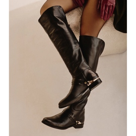 Marco Shoes Skinnstövlar med dekoration svart 1