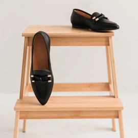 Marco Shoes Utsmyckade loafers svart 1