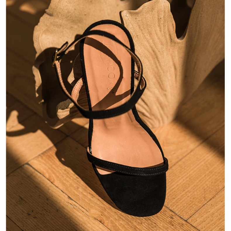 Marco Shoes Högklackade sandaler svart 2