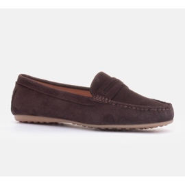 Marco Shoes Loafers i mocka brun 1