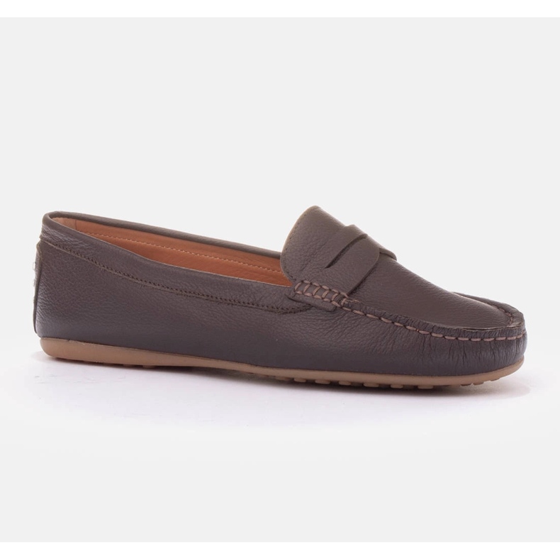 Marco Shoes Loafers med flexibel sula brun 1