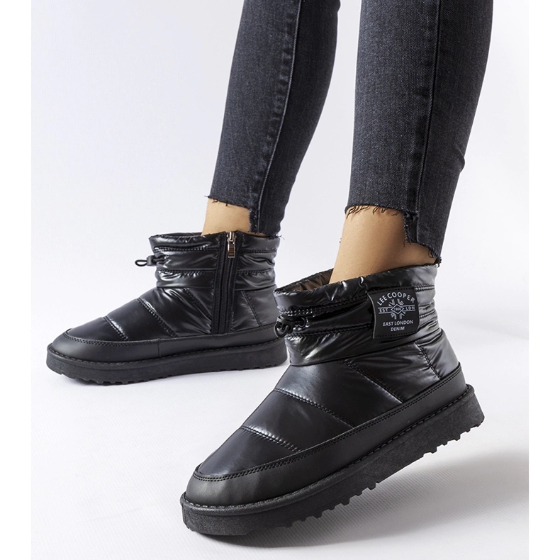 Svarta Lee Cooper LCJ-23-44-1967L snökängor 1