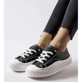 Svarta Erbezzo plattformssneakers 1