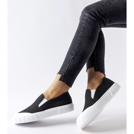 Codiponte svarta slip-on sneakers 1