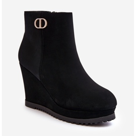 WJ2 Klädd stövlar dam med liten dekoration, svart Bertolina 1