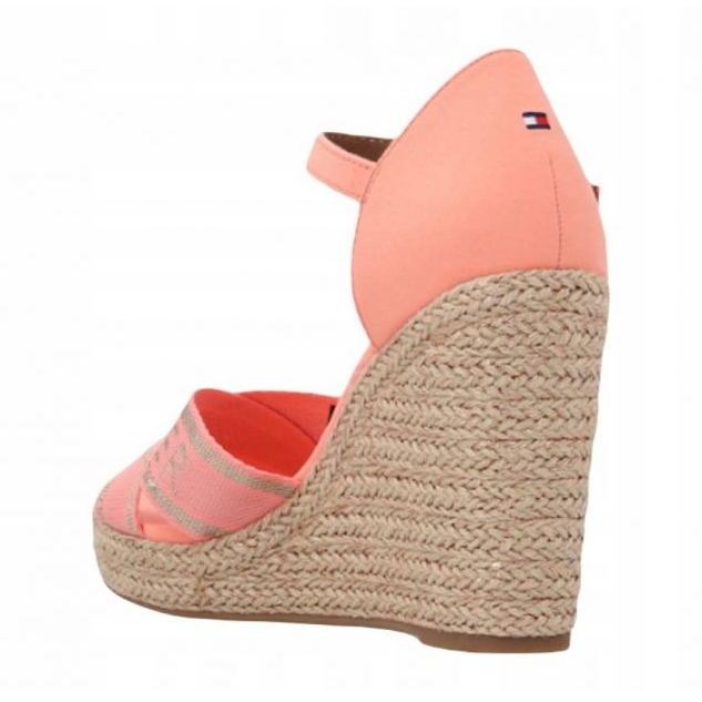 Tommy Hilfiger Tommy Metallic High Wedge Sandal W skor FW0FW04753 orange 1