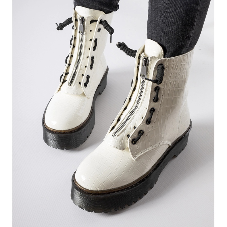 Inna Vita plattformsstövlar med Ascea-prägling 1